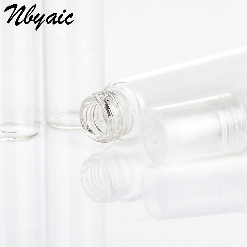Botella de perfume de tubo de ensayo de vidrio B303-5ml/pequeña sub-botella de perfume/perfume pequeña botella de muestra/botella de spray de tubo de ensayo