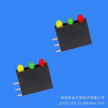 LED间隔柱3位  黑色LED灯套