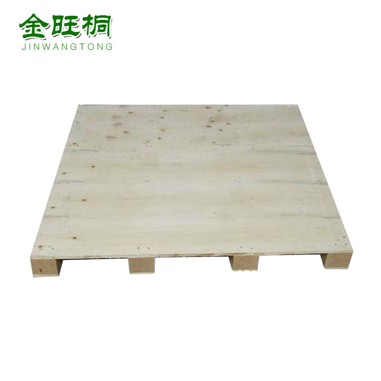 青岛化工类承重木托盘厂家 出口批发大桶化工品打托缠膜用木托盘