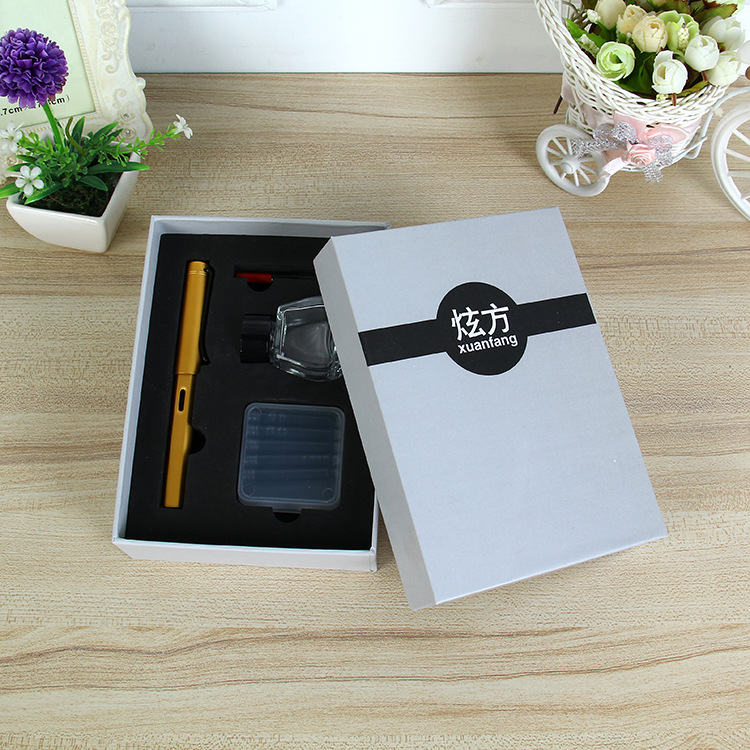 厂家直供手提天地盖钢笔包装盒 礼品盒 电子烟包装盒 手提袋