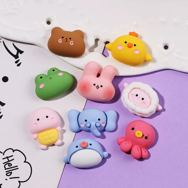 Cute cream phone case, jewelry with accessories, materials set, purse, cute animals, handmade