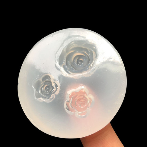 Mirror DIY crystal glue mold UV glue flower romantic rose daisy flower handmade pendant hairpin decoration