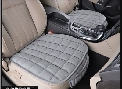 Single Piece - Checkered – Seat cushion, seat cover - front-row-single-gray