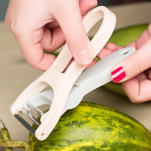 Two-in-one kitchen multifunctional peeling knife stainless steel potato and fruit grater household fruit peeler