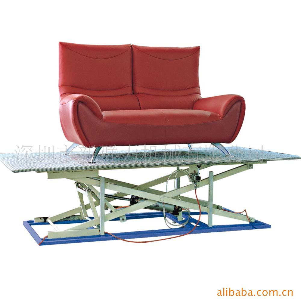 气动升降工作台，扪皮工作台，沙发厂专用