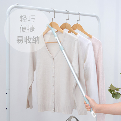 Student dormitory clothes pole, home clothes drying pole, balcony pick-up and clothes-drying fork pole, fork head support clothes hanger, stick cooling