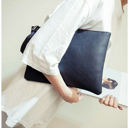 2025 European and American Retro Clutch Bag for Women, Trendy & Stylish Handbag, Korean-Style Frosted Hand Purse with Clip