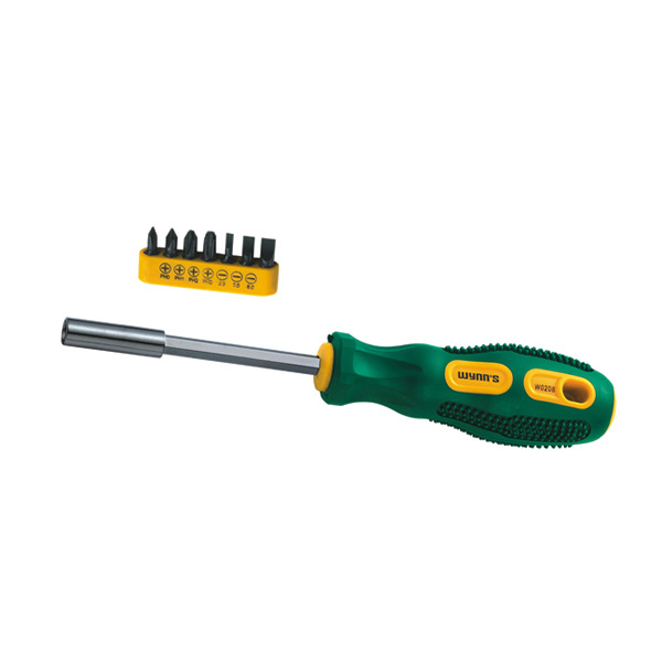 威力狮 8件套组合螺丝批 8合1多用多头套装螺丝刀 套装组套W0207