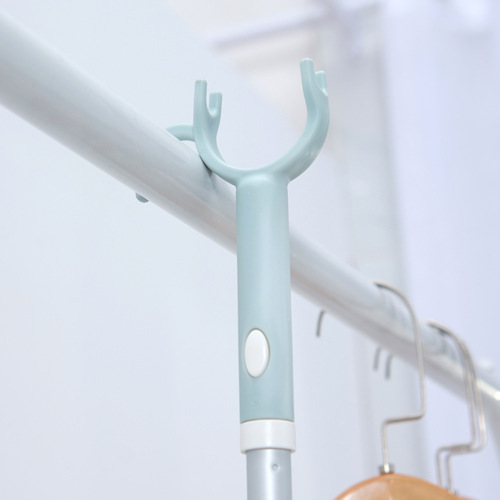 Student dormitory clothes pole, home clothes drying pole, balcony pick-up and clothes-drying fork pole, fork head support clothes hanger, stick cooling