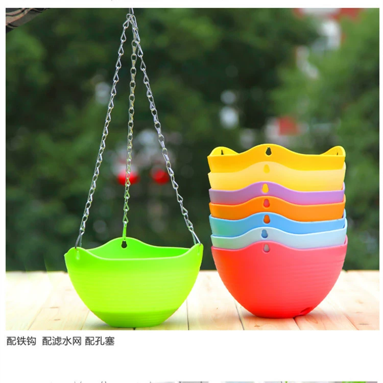 Подвесная рамповозка пластиковый утолщенный цветочный горшок висячий горшок