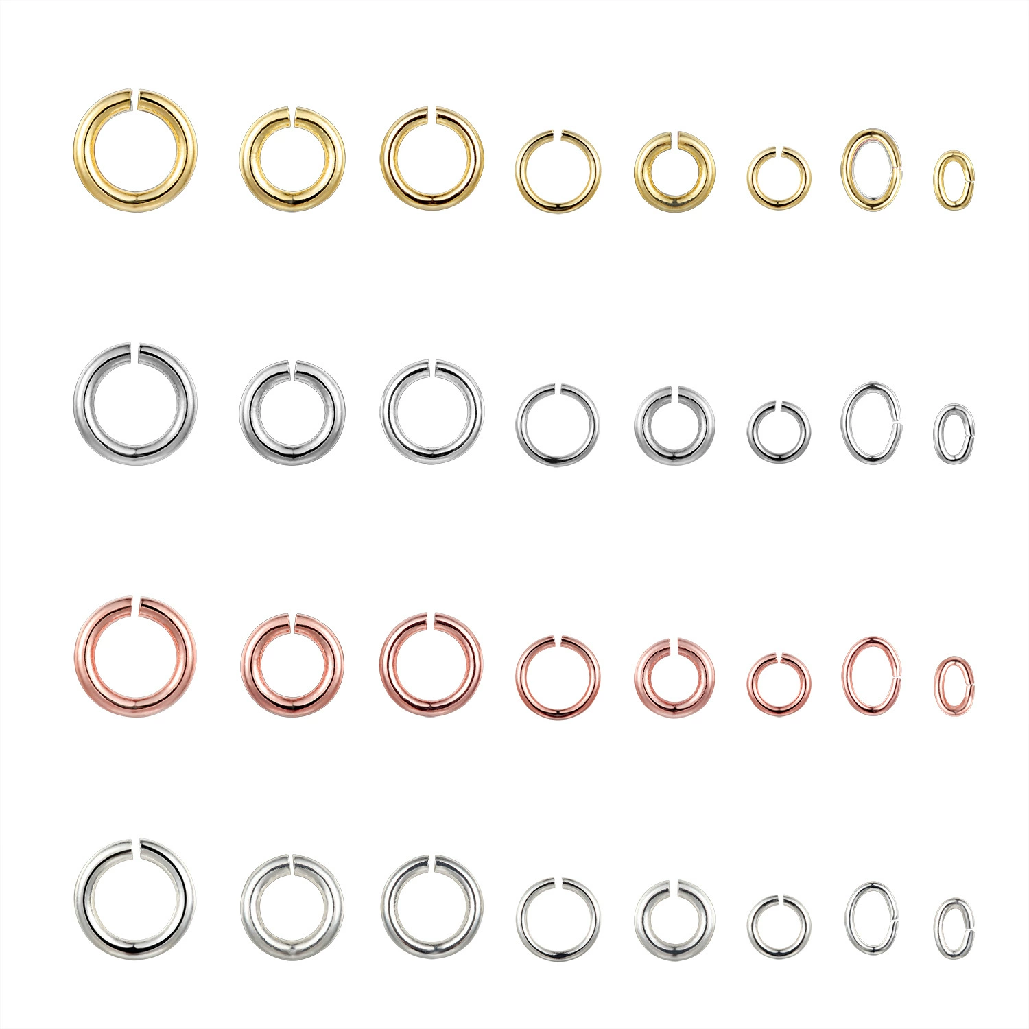 Mia фабрика оптом DIY ювелирные изделия ручной работы материал МЕТАЛЛ Открытое кольцо соединение кольцо серьги браслет ожерелье аксессуары