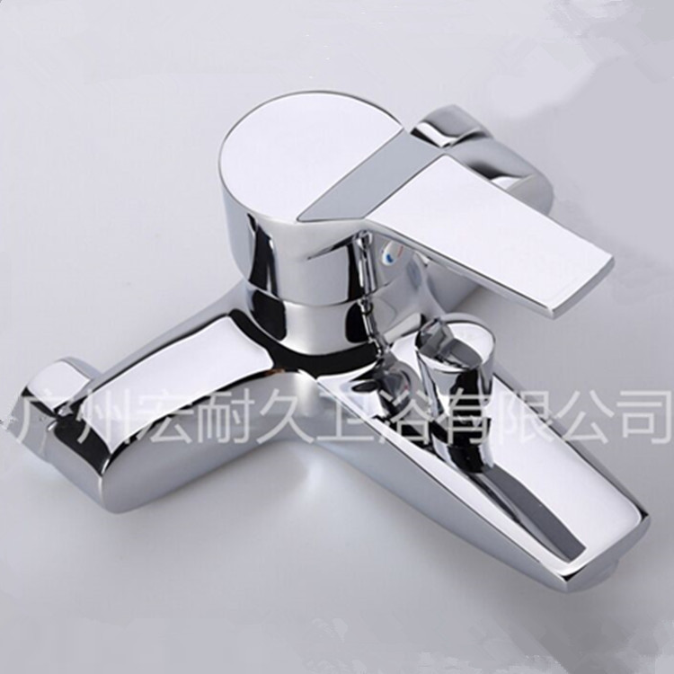Factory Direct Sales Bathtub Mixed Bath Shower Faucet Single Handle Double Hole into the Wall Curve Sink Bathroom Faucet Factory Direct Sales Bathtub Mixed Bath Shower Faucet Single Handle Double Hole into the Wall Curve Sink Bathroom Faucet