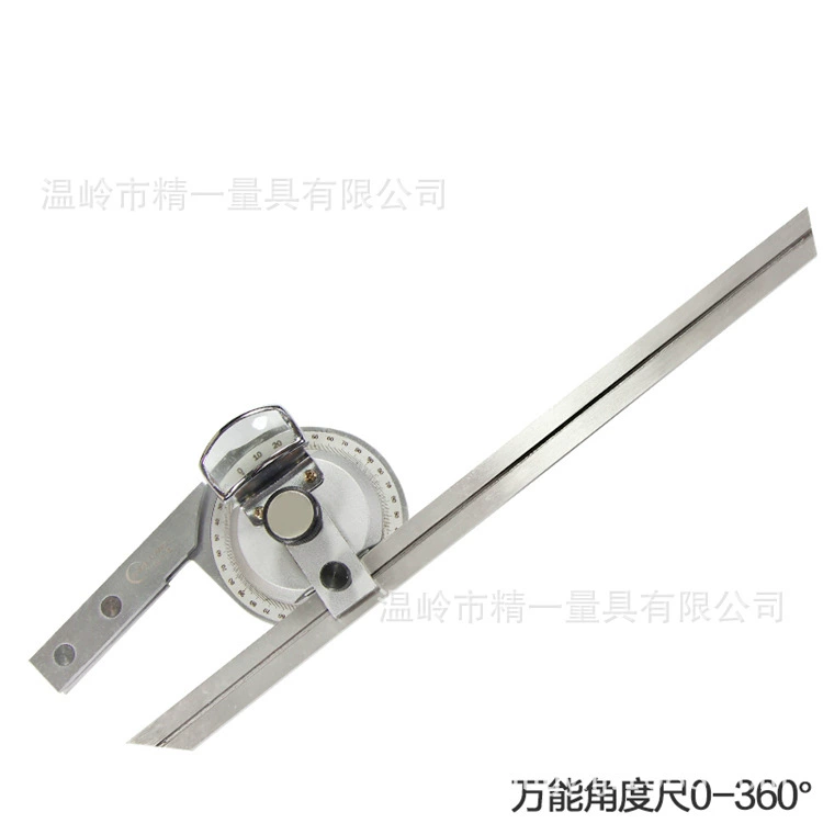 Chuanlu транспортир из нержавеющей стали универсальная угловая линейка с нониусом комбинированная угловая линейка 0-180 0-320 0-360