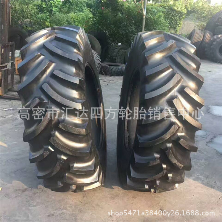 现货供应18.4-30加密花纹 玉米联合收割机轮胎 拖拉机轮胎 批发