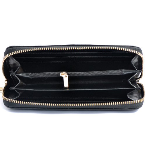 Wholesale of long handbags for ladies with cowhide leather. Guangzhou factory direct sales of genuine leather wallets 