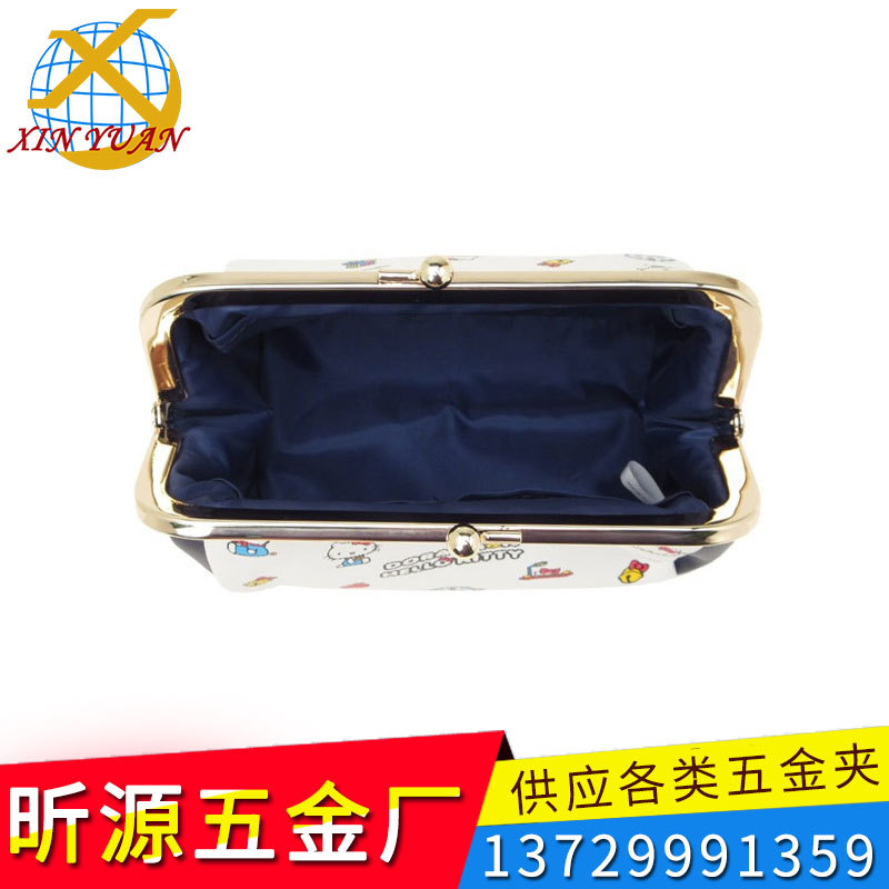 厂家供应手袋五金框 夹， 包口铁皮夹 ，手袋金属五金框