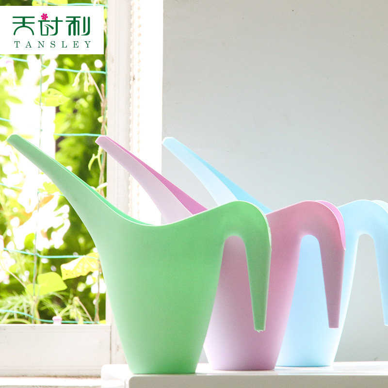 1L/1.8L herramientas de jardinería regadera niños jardinería regadera color caramelo regadera