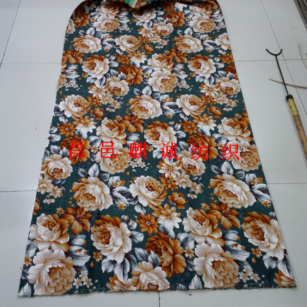 梭织印花布门幅1.5—3.5米迪拜磨毛床单布 非洲被壳子  厂家直供