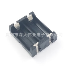 2节CR123A 16340电池盒 LIR123A电池座 两节电池 PCB用带插针