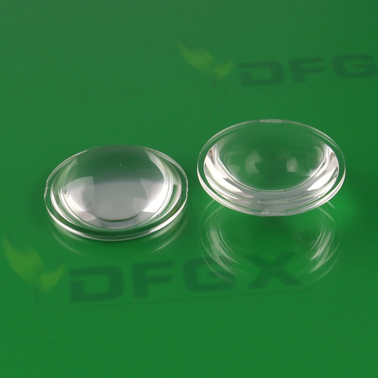 Передняя оптическая светодиодная линза лампы, профессиональная оптовая плоская выпуклая линза, выпуклая линза светодиодного уличного фонаря, линза 20 мм 60 градусов
