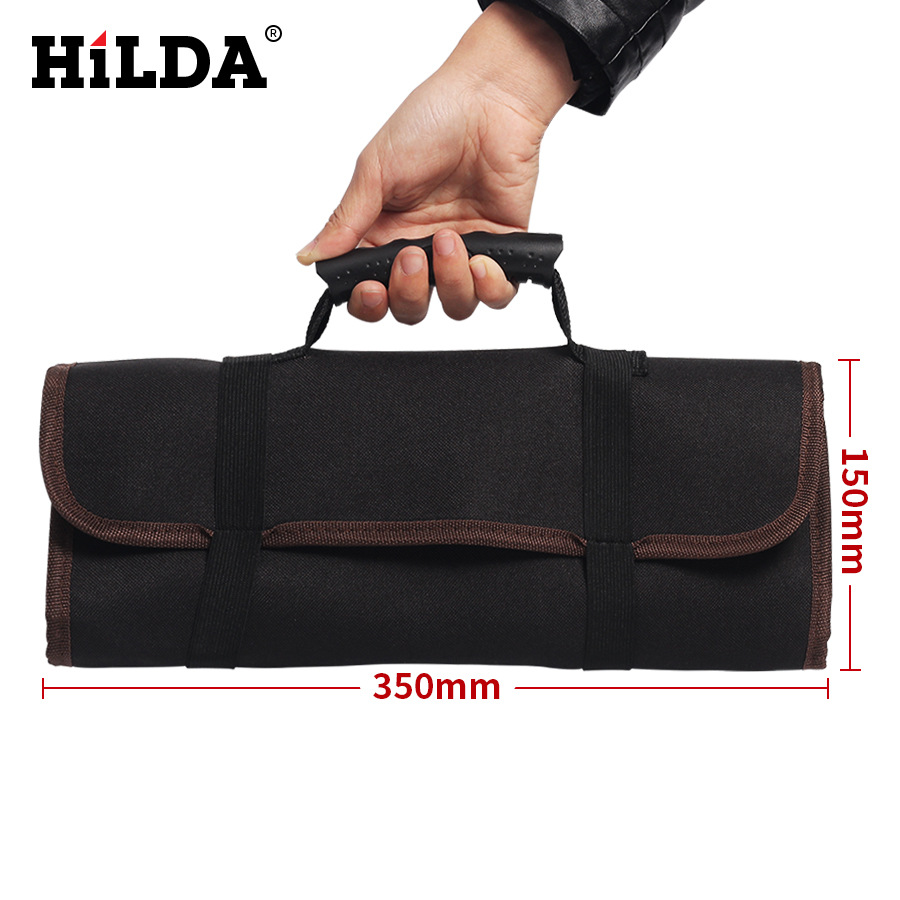 Rollo de almacenamiento directo de fábrica bolsa de tela Oxford herramienta electricista bolsa hardware herramienta bolso