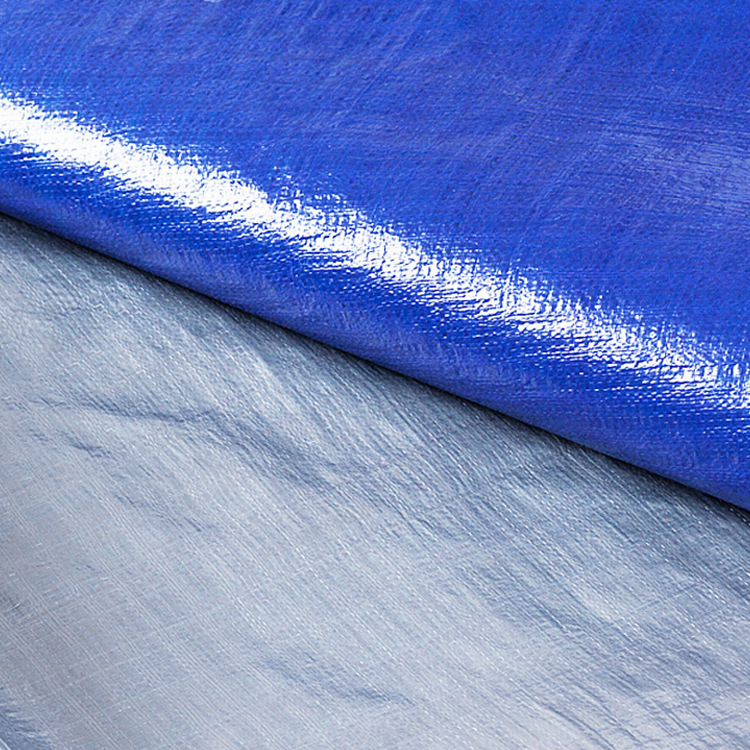 150克帐篷布蓝银遮阳布150克防雨布蓝色塑料布防晒防水布防护