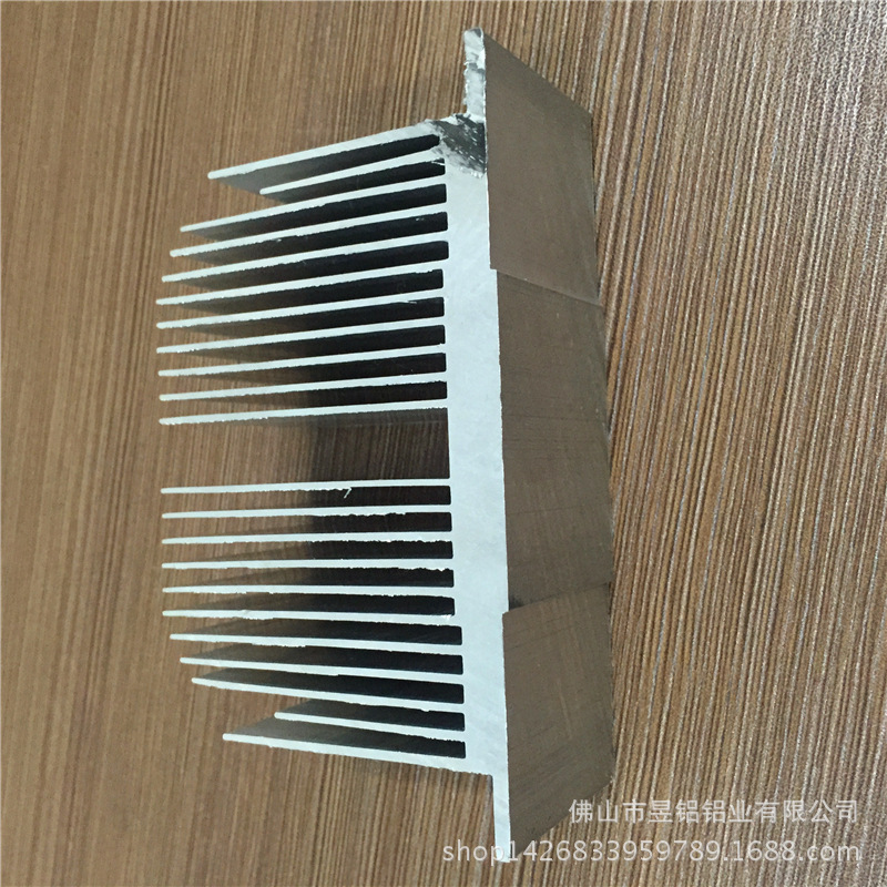工业铝合金 梳子散热铝型材 可来图来样支模订作散热器铝合金型材