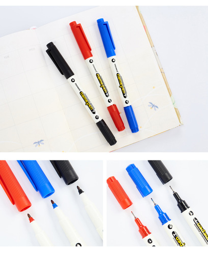 Korean Munami MONAMI double-headed signature pen 04018 Munami quick-drying marker hook line pen signature pen