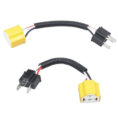 H4 Extension Cord Set Socket Wire Headlight Xenon Lamp Hid Car Light Modification Special Manufacturer Wholesale Cross-Border Led Super Bright (Vehicle HID Xenon Lamp)