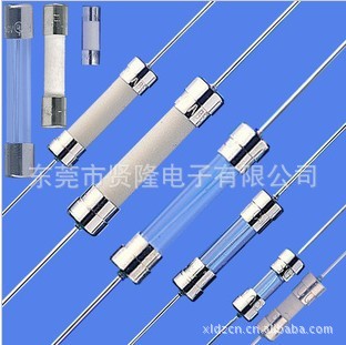 厂家批发供应玻璃陶电流保险丝带引线   1.  1.6A  6A