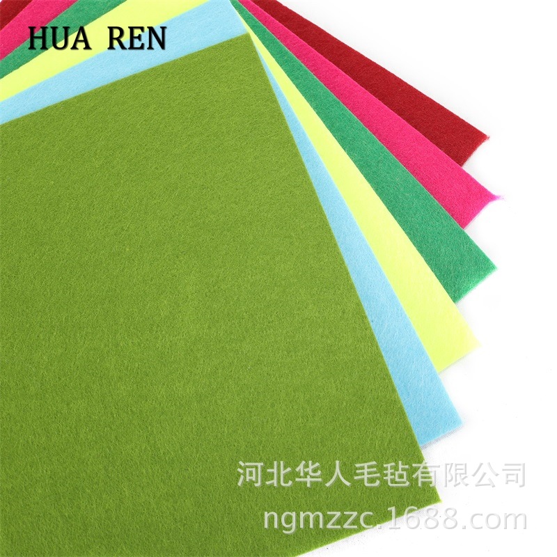 针刺化纤毛毡布 毛毡布厂家可定 做彩色毛毡布Y