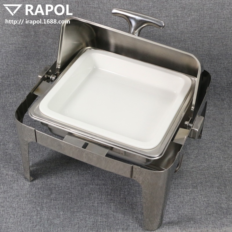 2/3份数盆 三分之二星级自助餐餐炉 热菜专用布菲盆