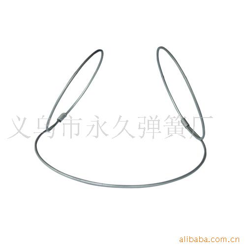 供应1.7有套耳罩弹簧 1.5无套耳弹簧厂家直销