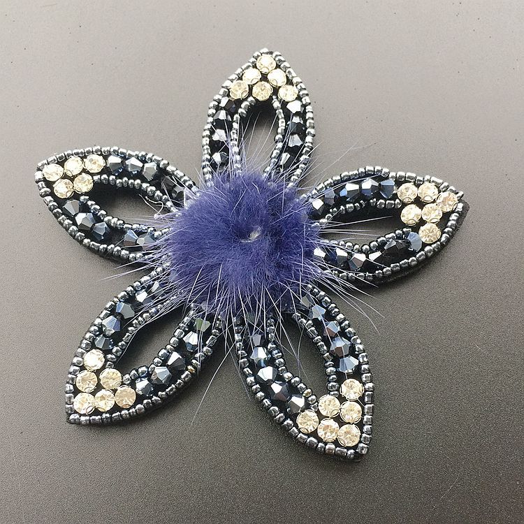 Nuevo en stock industria pesada hecha a mano con cuentas de tela pegatinas de cristal Cruz ancla decoración parche pegatinas zapatos y sombreros accesorios de bricolaje