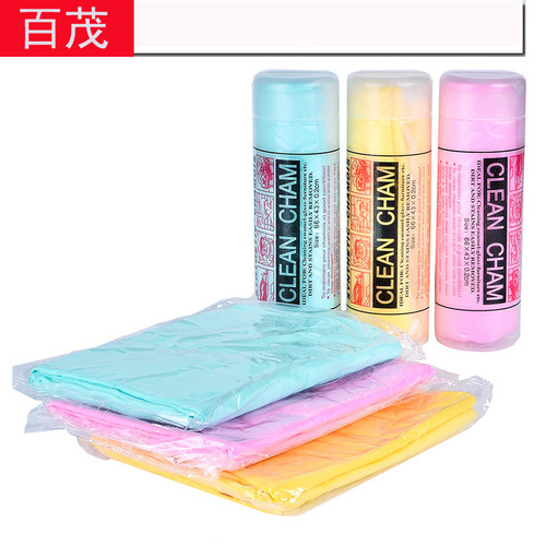 Car deerskin towel 44*32 car small deerskin towel bucket cleaning supplies pva car deerskin towel