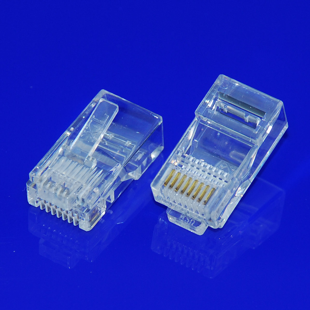 厂家优惠供应符合ROHS/REACH/FCC68.5/UL电话网络各款供选水晶头