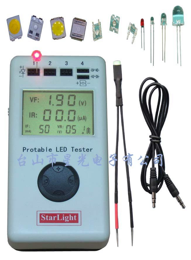 Коробка испытания СИД тестера PLT505K портативная SMD параметра СИД Handheld точности электрическая