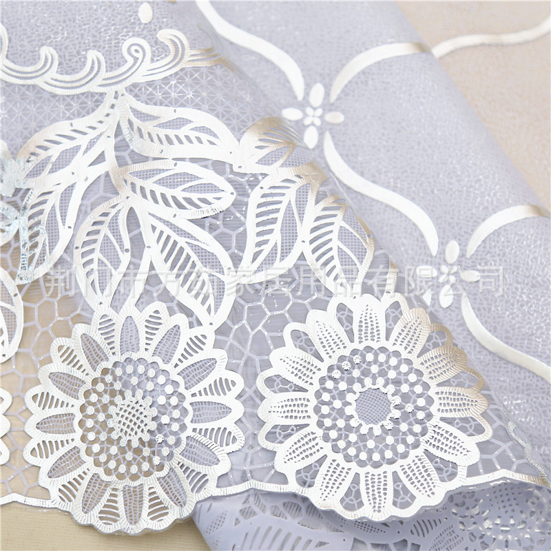 Mantel de estilo europeo impermeable a prueba de aceite anti-escaldado tela de mesa sala de estar hogar rectangular mesa de café mantel de plástico en stock al por mayor