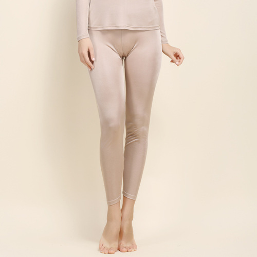 Can be sold separately, women's silk double-sided knitted thermal underwear set, autumn thin mulberry silk autumn clothes and long pants