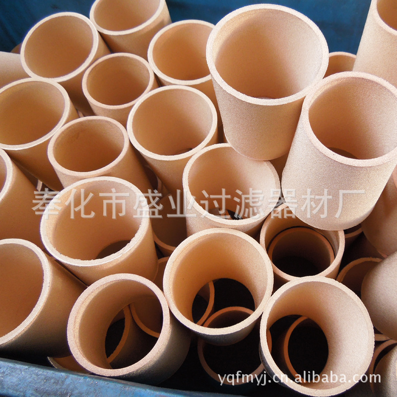 铜过滤元件 青铜烧结过滤器 过滤芯气动元件 青铜粉末烧结滤芯