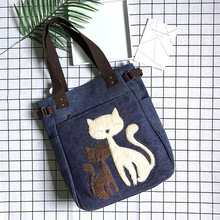 外贸可爱帆布包百搭休闲简约女包手提包妈咪包手拎包单肩斜挎小包