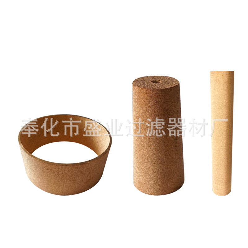 过滤器的滤芯配件铜滤芯  铜粉末烧结滤芯 金属滤芯