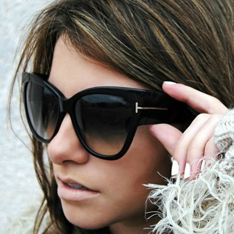 European and American New Trendyy Sunglasses 9778 T-Shaped Retro Large Frame Sunglasses Fashionable Women's Sunglasses