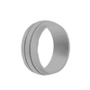 Fashionable silica gel wedding ring suitable for men and women, 8.5mm, European style, punk style