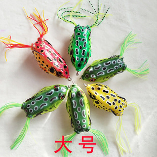 Hot sale outdoor supplies fishing Thunder frog high quality delicate soft bait simulation 3D Thunder frog bait can be customized
