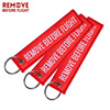 Color aerospace gift weaving keychain lock buckle remove before Flight commemorative key chain