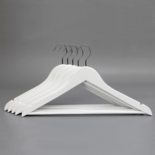 白色实木衣架防滑衣挂衣架子衣撑衣服架服装店家用木质木头