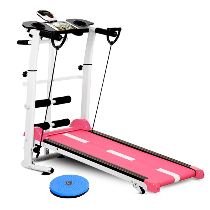 Fábrica al por mayor caminadora hogar mini plegable mecánico multifuncional sin motor pequeña caminadora