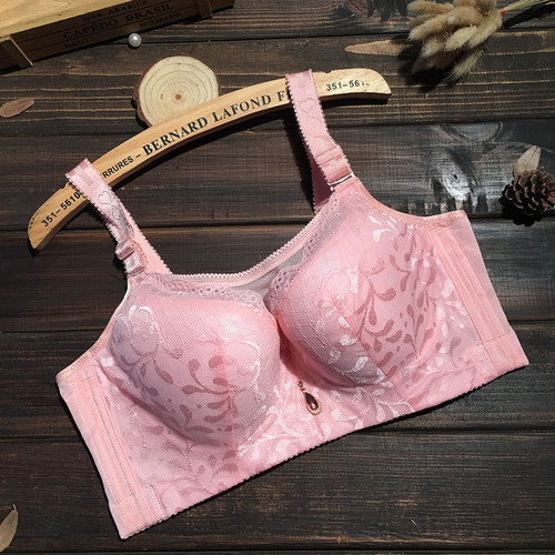 Large size bra, full cup, tube top, push-up underwear, fat mm women's anti-exposure thin section 200 pounds plus fat enlarged bra