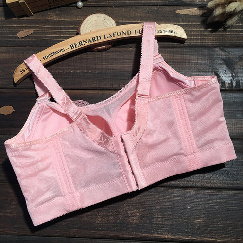 Large size bra, full cup, tube top, push-up underwear, fat mm women's anti-exposure thin section 200 pounds plus fat enlarged bra